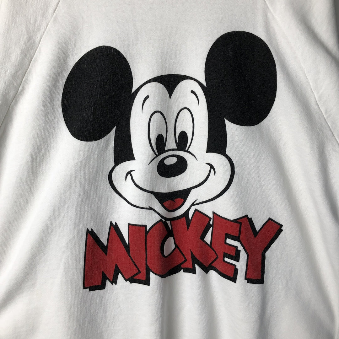 Vintage 1980'S Disney Mickey Mouse character sweatshirt, Made in USA, Men's Size L cotton white type Vintage Second Hand