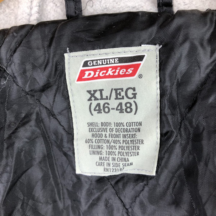 Dickies padded long-sleeved work shirt jacket, men's size XL cotton black type Vintage Second Hand