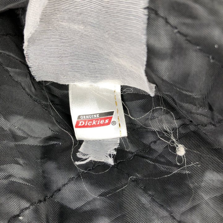Dickies padded long-sleeved work shirt jacket, men's size XL cotton black type Vintage Second Hand