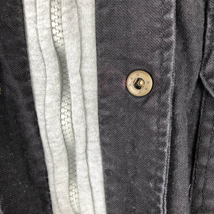 Dickies padded long-sleeved work shirt jacket, men's size XL cotton black type Vintage Second Hand