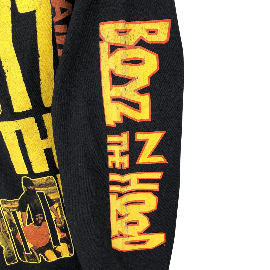 BOYZ N THE HOOD Movie Long Sleeve T-Shirt, Men's Size L cotton black type Vintage Second Hand