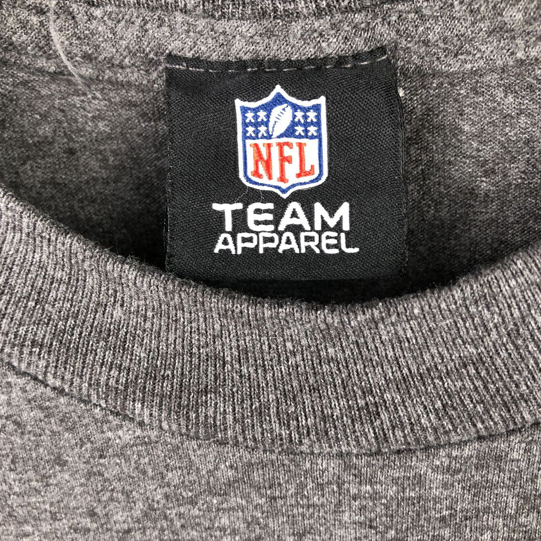 NFL GREEN BAY PACKERS Long Sleeve T-Shirt, Men's Size Medium cotton Charcoal Vintage Second Hand
