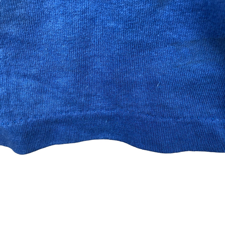 90'S Majestic Long Sleeve T-Shirt, Made in USA, Men's Size XL, Vintage cotton blue type Vintage Second Hand