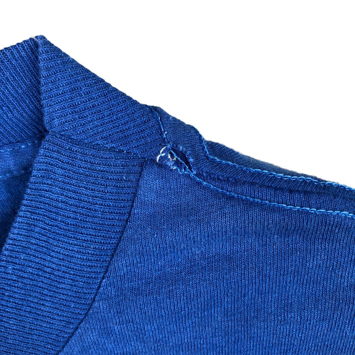90'S Majestic Long Sleeve T-Shirt, Made in USA, Men's Size XL, Vintage cotton blue type Vintage Second Hand