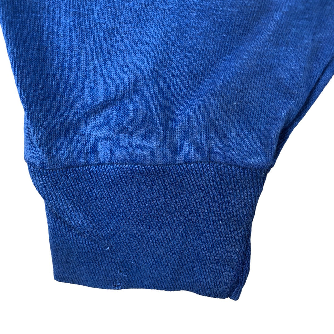 90'S Majestic Long Sleeve T-Shirt, Made in USA, Men's Size XL, Vintage cotton blue type Vintage Second Hand