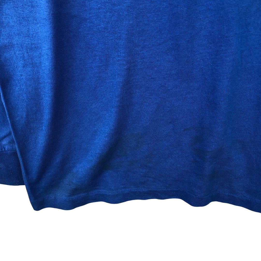 90'S Majestic Long Sleeve T-Shirt, Made in USA, Men's Size XL, Vintage cotton blue type Vintage Second Hand