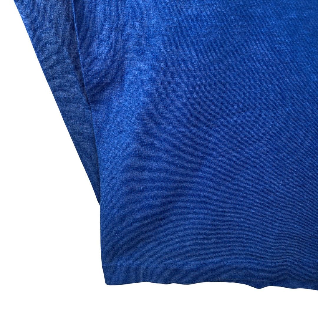 90'S Majestic Long Sleeve T-Shirt, Made in USA, Men's Size XL, Vintage cotton blue type Vintage Second Hand