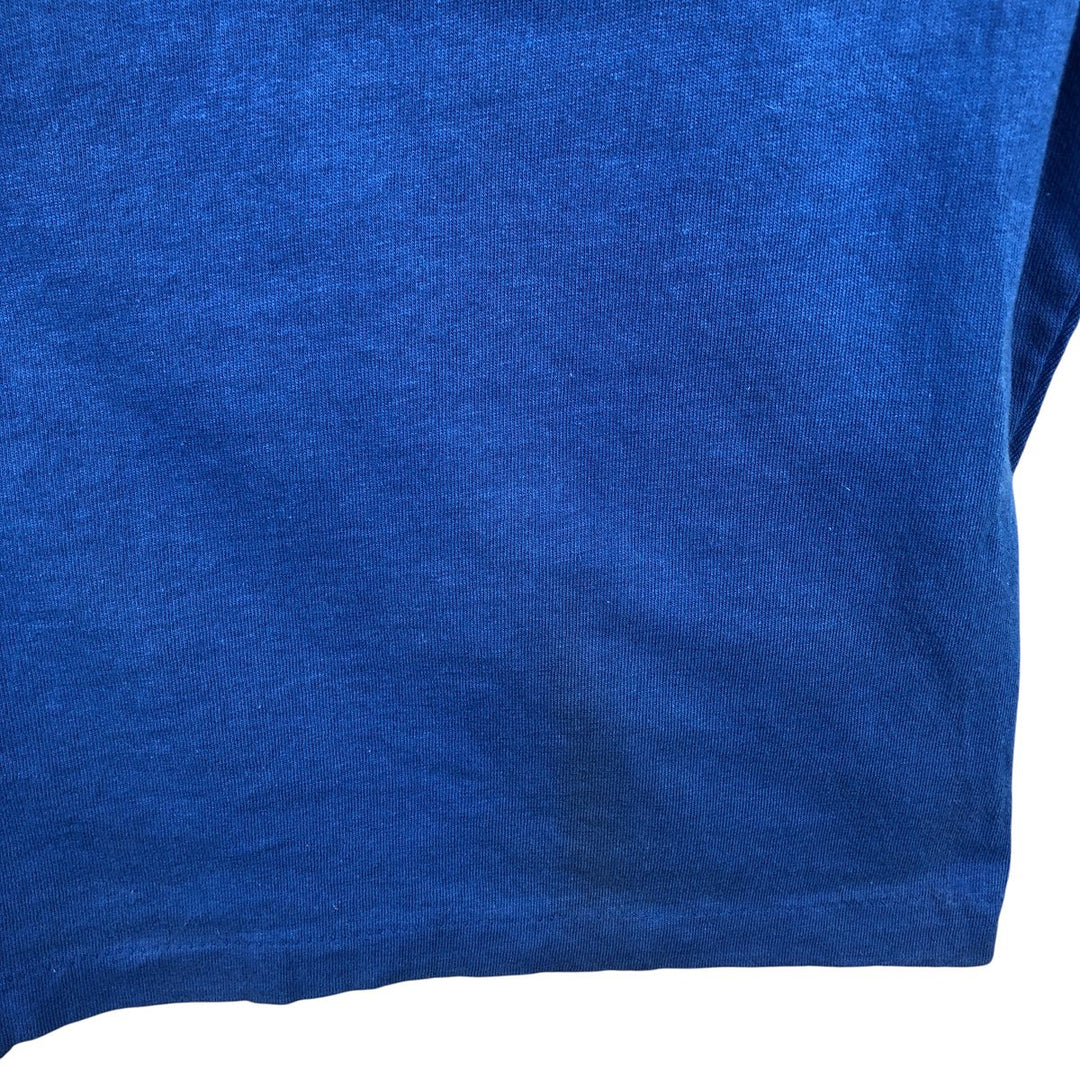 90'S Majestic Long Sleeve T-Shirt, Made in USA, Men's Size XL, Vintage cotton blue type Vintage Second Hand