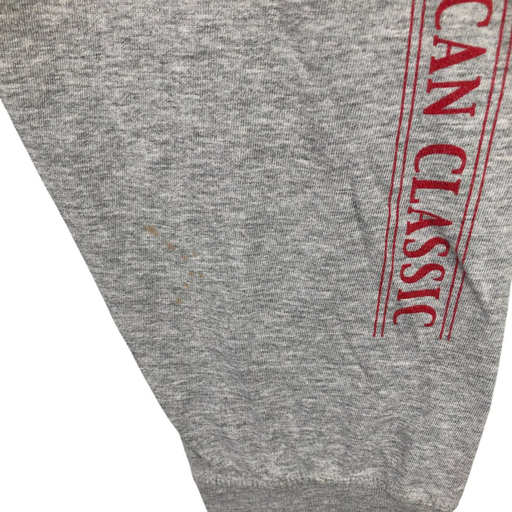 Vintage 90'S Tommy Hilfiger long-sleeved T-shirt, men's size XXL cotton gray type Vintage Second Hand