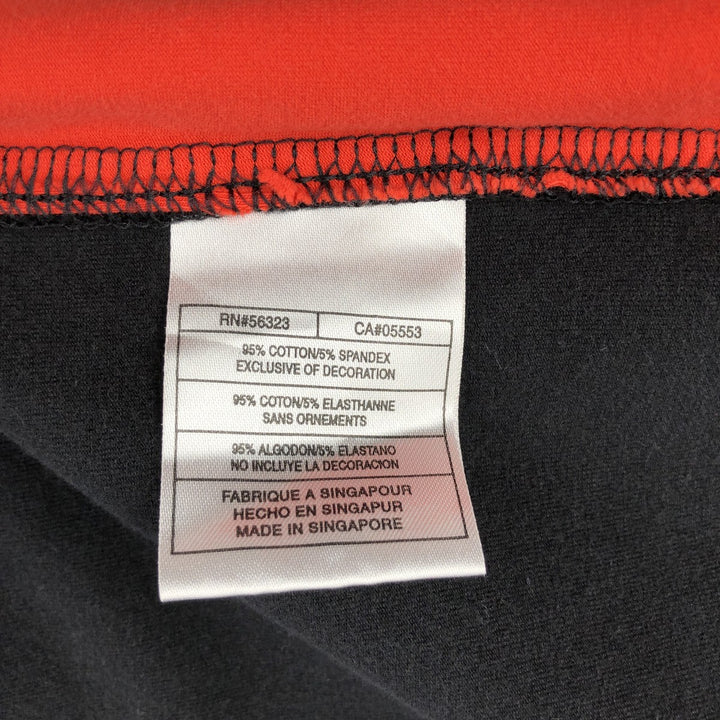 00'S Nike NIKE Long T-shirt Long T Men's XL size cotton black type Vintage Second Hand