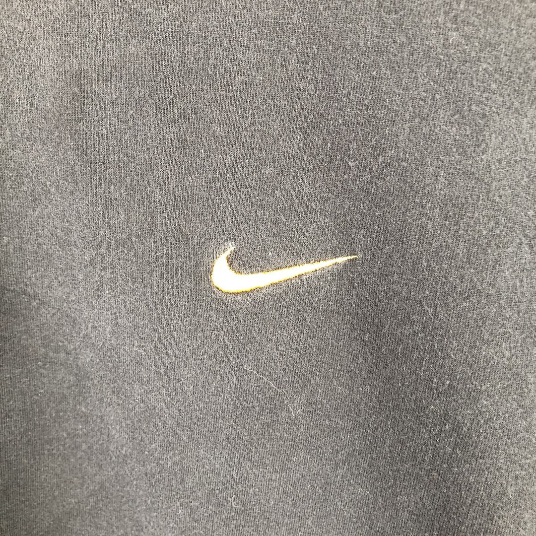 00'S Nike NIKE Long T-shirt Long T Men's XL size cotton black type Vintage Second Hand