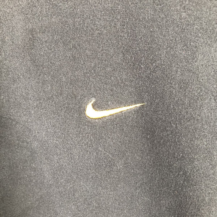 00'S Nike NIKE Long T-shirt Long T Men's XL size cotton black type Vintage Second Hand