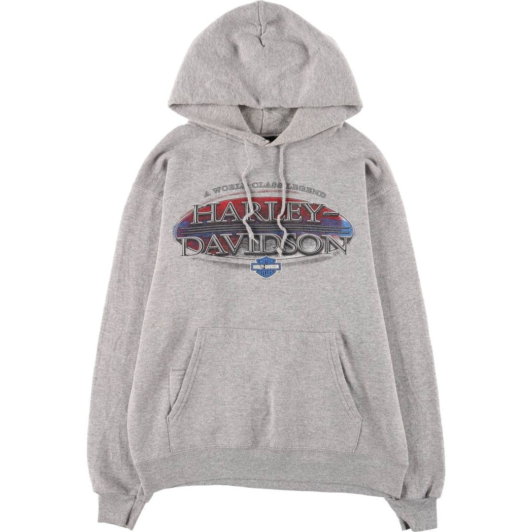 2000'S Harley-Davidson pullover sweatshirt, men's size small cotton gray type Vintage Second Hand