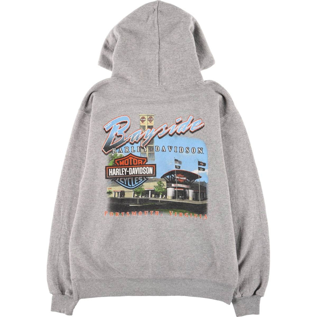 2000'S Harley-Davidson pullover sweatshirt, men's size small cotton gray type Vintage Second Hand