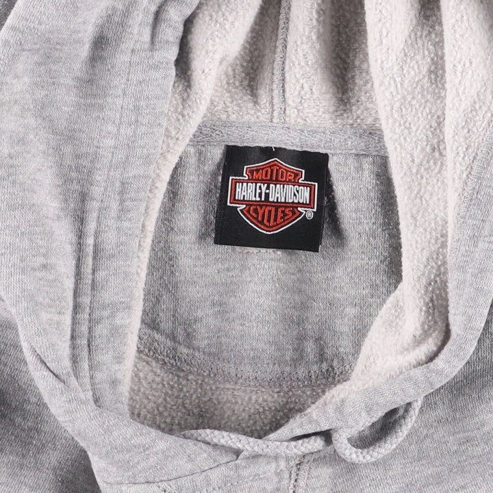 Harley-Davidson Sweatshirt Pullover Hoodie Men's Size L unclear gray type Vintage Second Hand