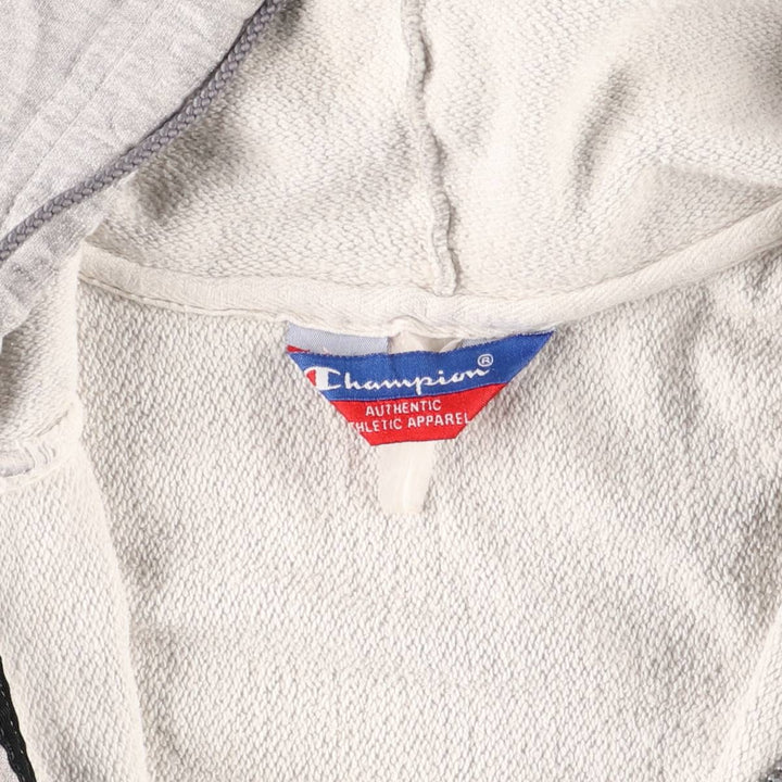 Champion Authentic Athletic Apparel Half-Zip Hoodie, Men's Size XL unclear gray type Vintage Second Hand