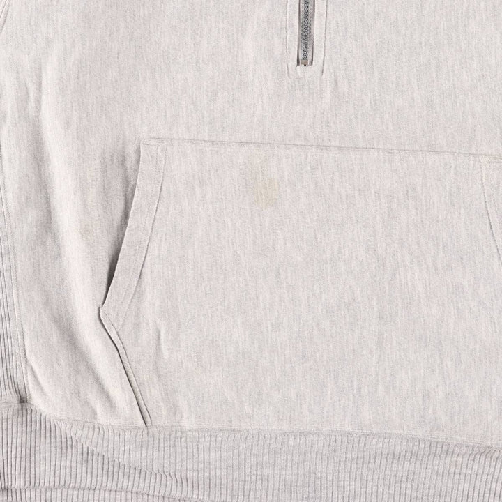 Champion Authentic Athletic Apparel Half-Zip Hoodie, Men's Size XL unclear gray type Vintage Second Hand