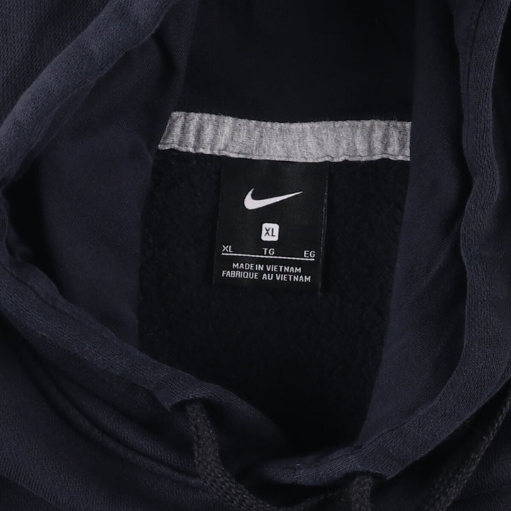 Nike Sweat Pullover Hoodie Men's XL Size cotton black type Vintage Second Hand