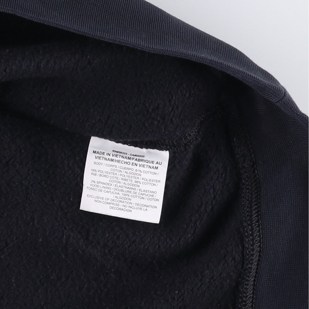 Nike Sweat Pullover Hoodie Men's XL Size cotton black type Vintage Second Hand