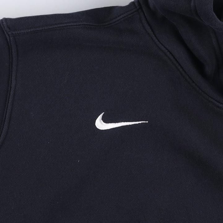 Nike Sweat Pullover Hoodie Men's XL Size cotton black type Vintage Second Hand