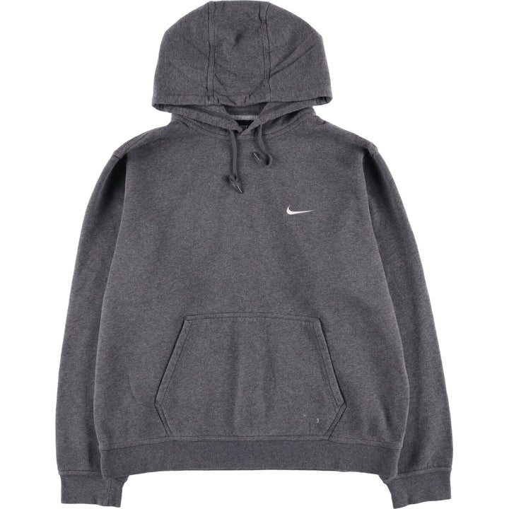 Nike Sweat Pullover Hoodie Men's XL Size cotton Charcoal Vintage Second Hand