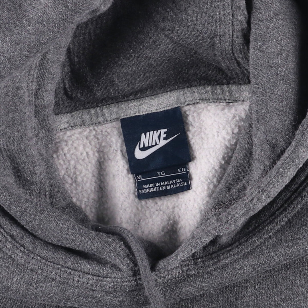 Nike Sweat Pullover Hoodie Men's XL Size cotton Charcoal Vintage Second Hand
