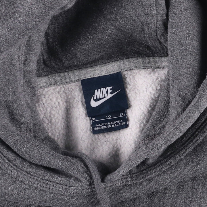 Nike Sweat Pullover Hoodie Men's XL Size cotton Charcoal Vintage Second Hand