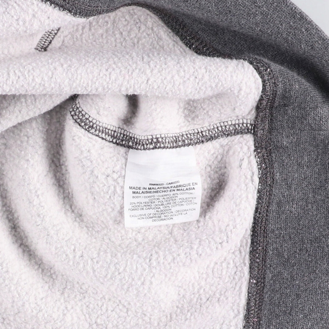 Nike Sweat Pullover Hoodie Men's XL Size cotton Charcoal Vintage Second Hand