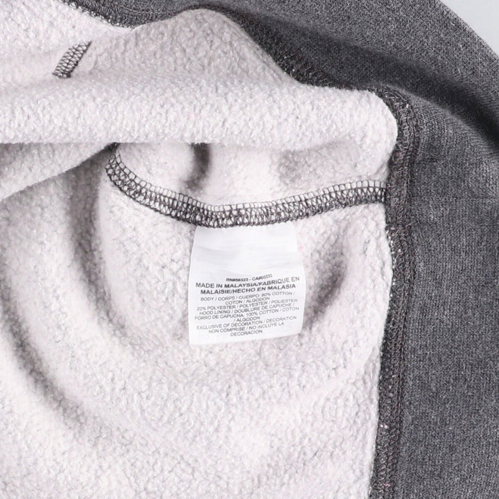 Nike Sweat Pullover Hoodie Men's XL Size cotton Charcoal Vintage Second Hand