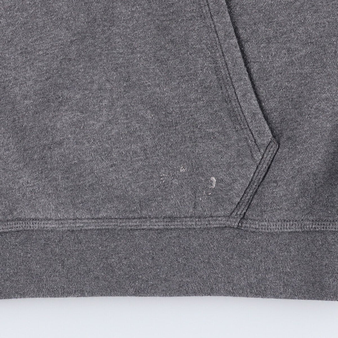 Nike Sweat Pullover Hoodie Men's XL Size cotton Charcoal Vintage Second Hand