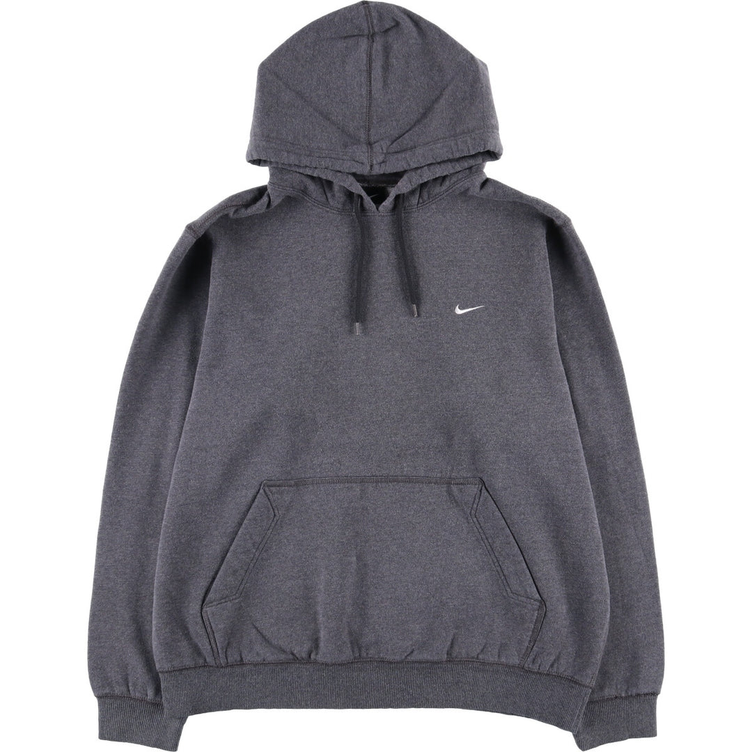 Nike Sweat Pullover Hoodie Men's XL Size cotton Charcoal Vintage Second Hand