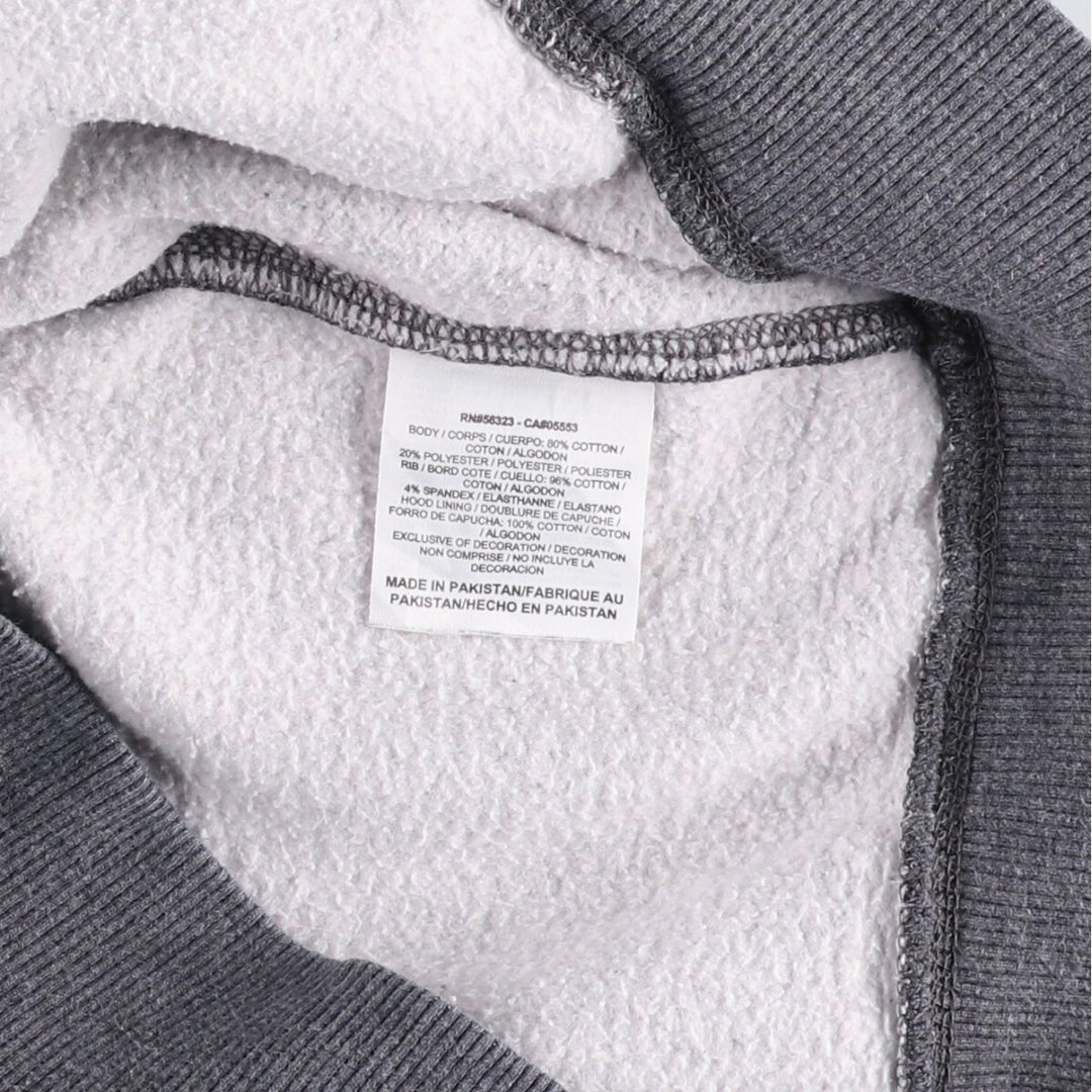 Nike Sweat Pullover Hoodie Men's XL Size cotton Charcoal Vintage Second Hand