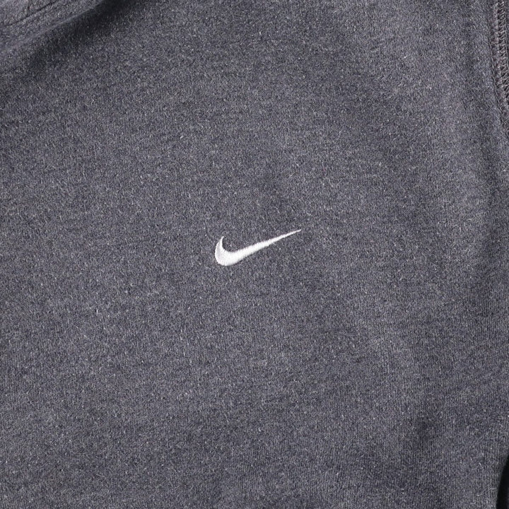 Nike Sweat Pullover Hoodie Men's XL Size cotton Charcoal Vintage Second Hand