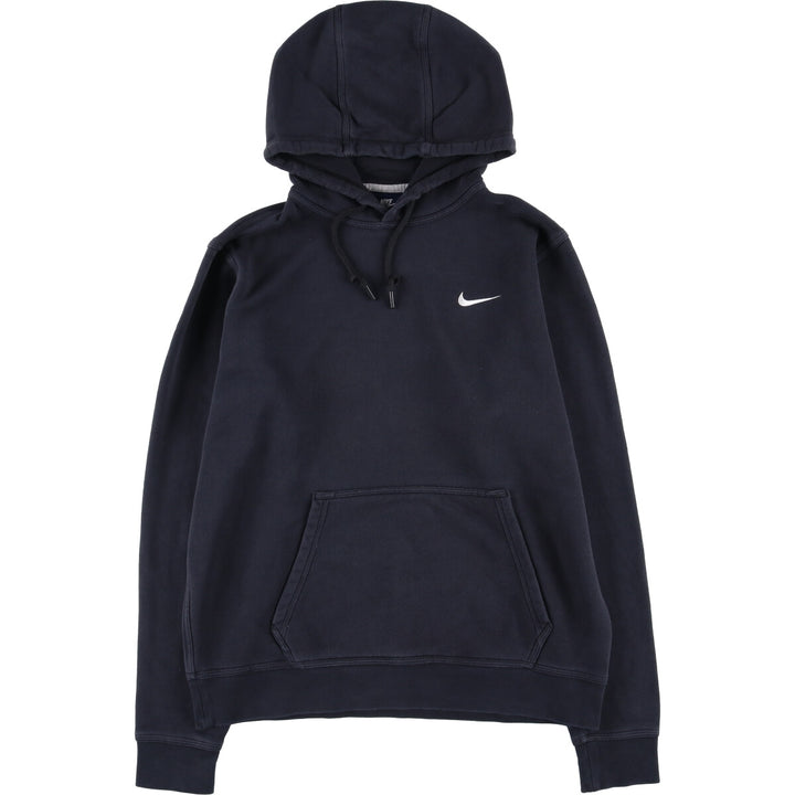 Nike Sweat Pullover Hoodie, Men's Size L cotton navy blue type Vintage Second Hand