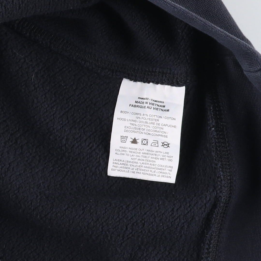 Nike Sweat Pullover Hoodie, Men's Size L cotton navy blue type Vintage Second Hand