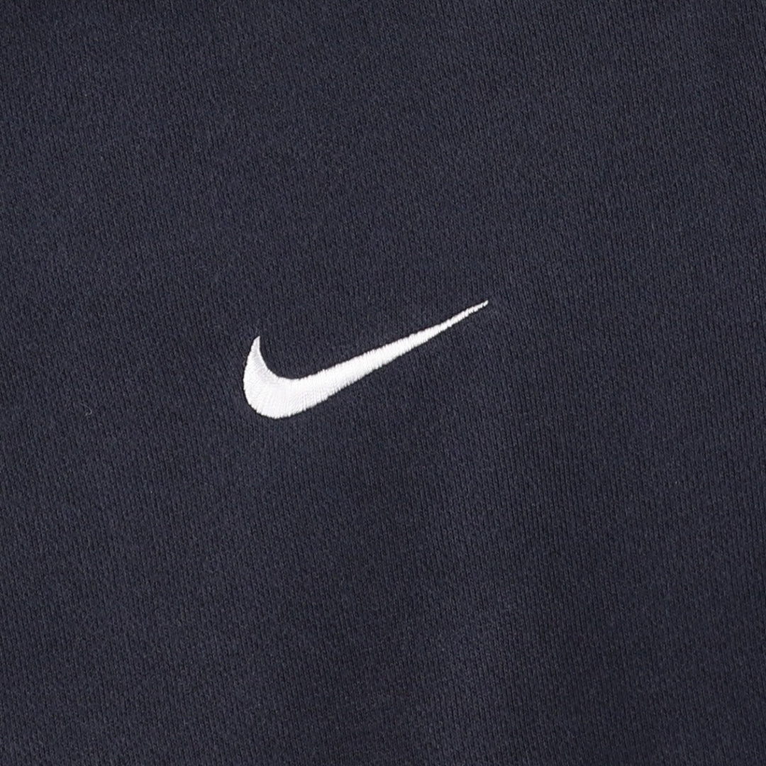 Nike Sweat Pullover Hoodie, Men's Size L cotton navy blue type Vintage Second Hand