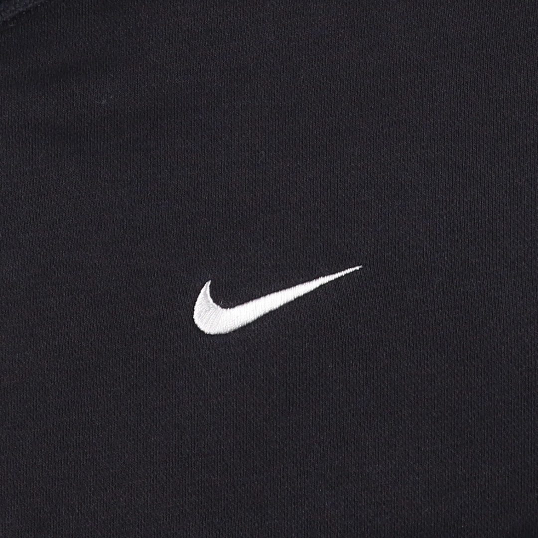 Nike Sweat Pullover Hoodie Men's XL Size cotton black type Vintage Second Hand