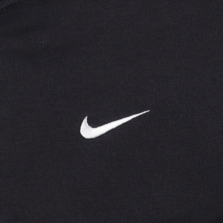Nike Sweat Pullover Hoodie Men's XL Size cotton black type Vintage Second Hand