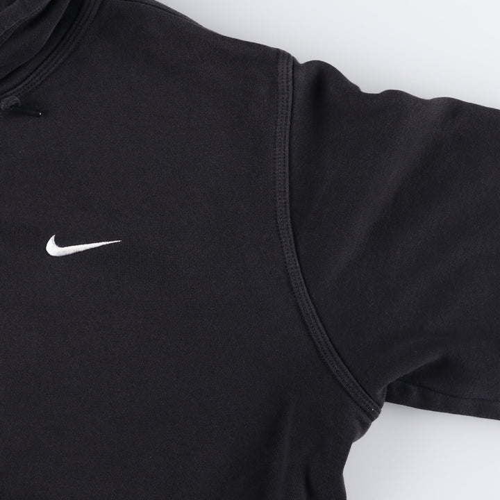 Nike Sweat Pullover Hoodie Men's XL Size cotton black type Vintage Second Hand