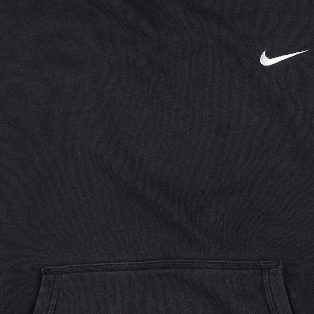 Nike Sweat Pullover Hoodie Men's XL Size cotton black type Vintage Second Hand