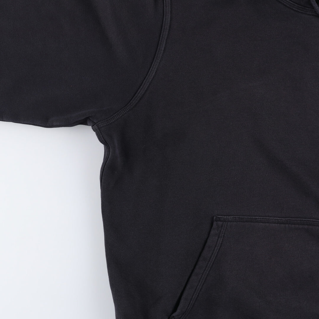 Nike Sweat Pullover Hoodie Men's XL Size cotton black type Vintage Second Hand