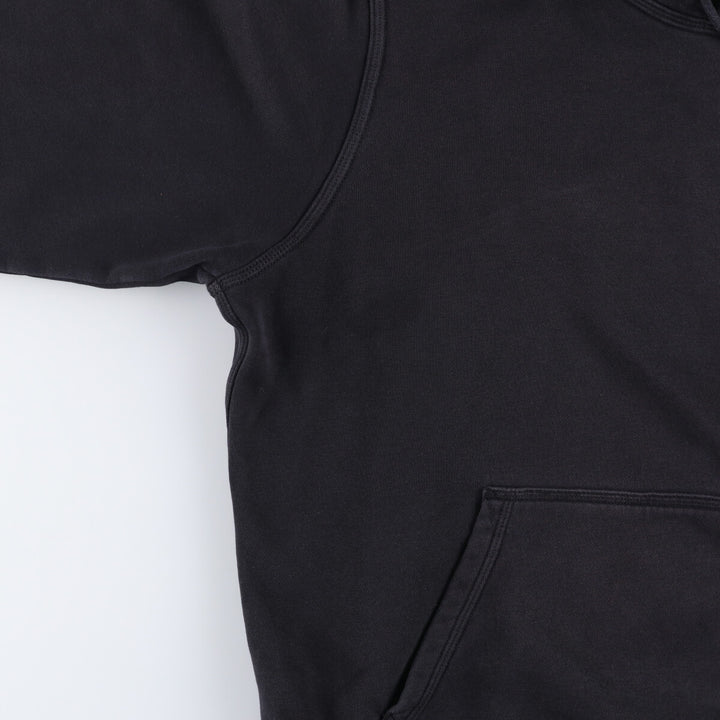Nike Sweat Pullover Hoodie Men's XL Size cotton black type Vintage Second Hand