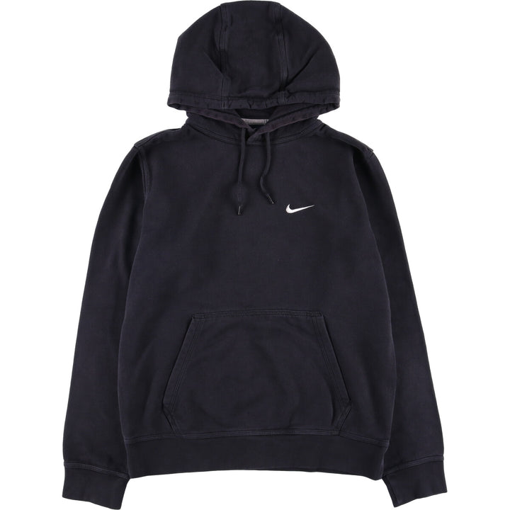 Nike Sweat Pullover Hoodie, Men's Size M cotton navy blue type Vintage Second Hand