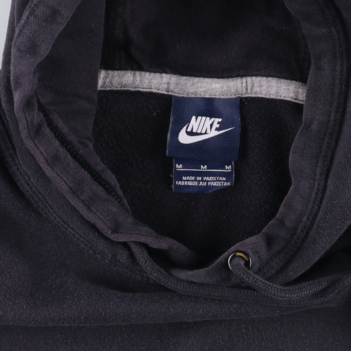 Nike Sweat Pullover Hoodie, Men's Size M cotton navy blue type Vintage Second Hand