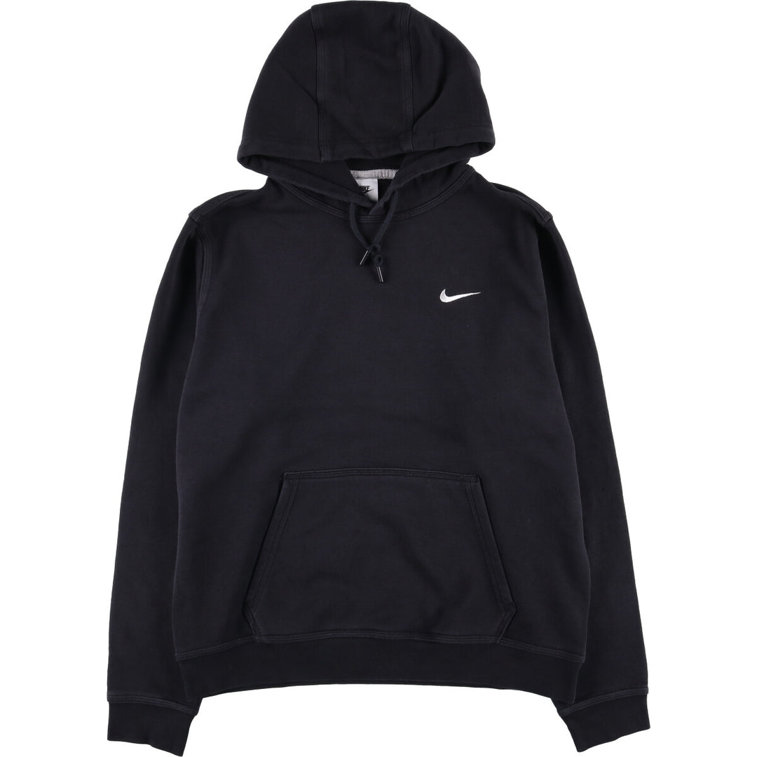Nike Sweat Pullover Hoodie, Men's Size L cotton black type Vintage Second Hand