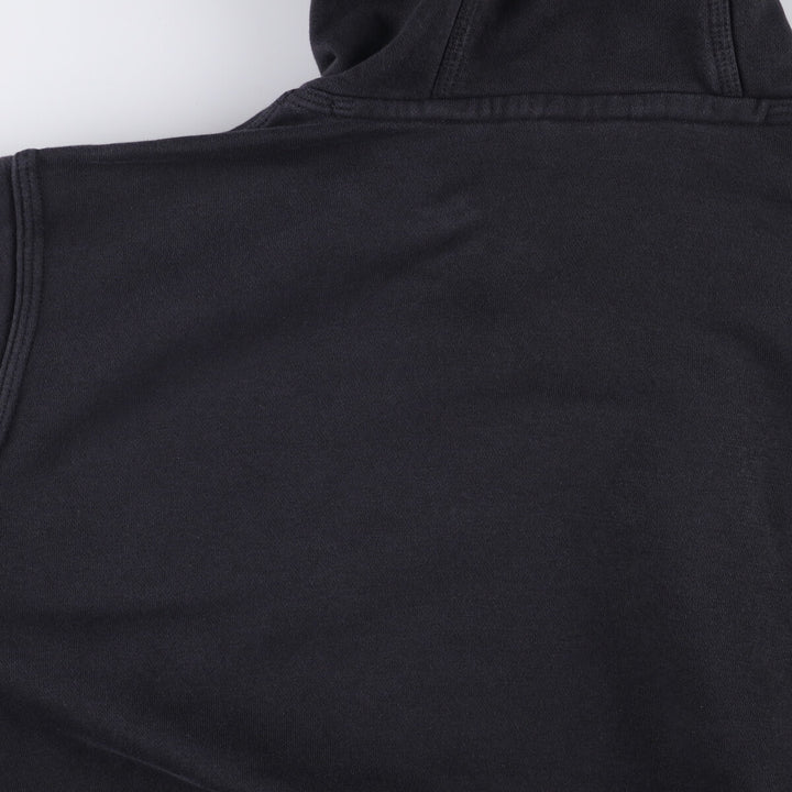 Nike Sweat Pullover Hoodie, Men's Size L cotton black type Vintage Second Hand