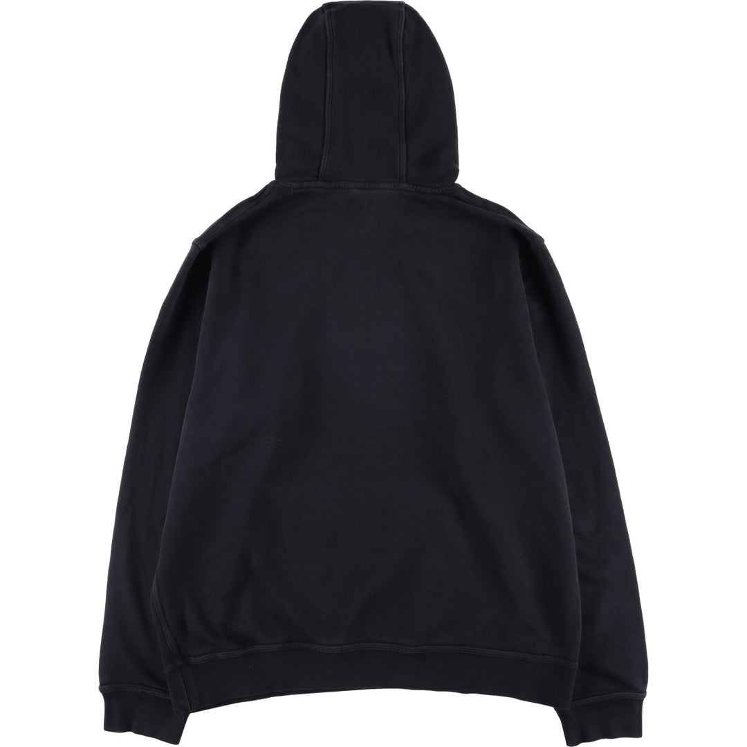 Nike Sweat Pullover Hoodie Men's XL Size cotton black type Vintage Second Hand