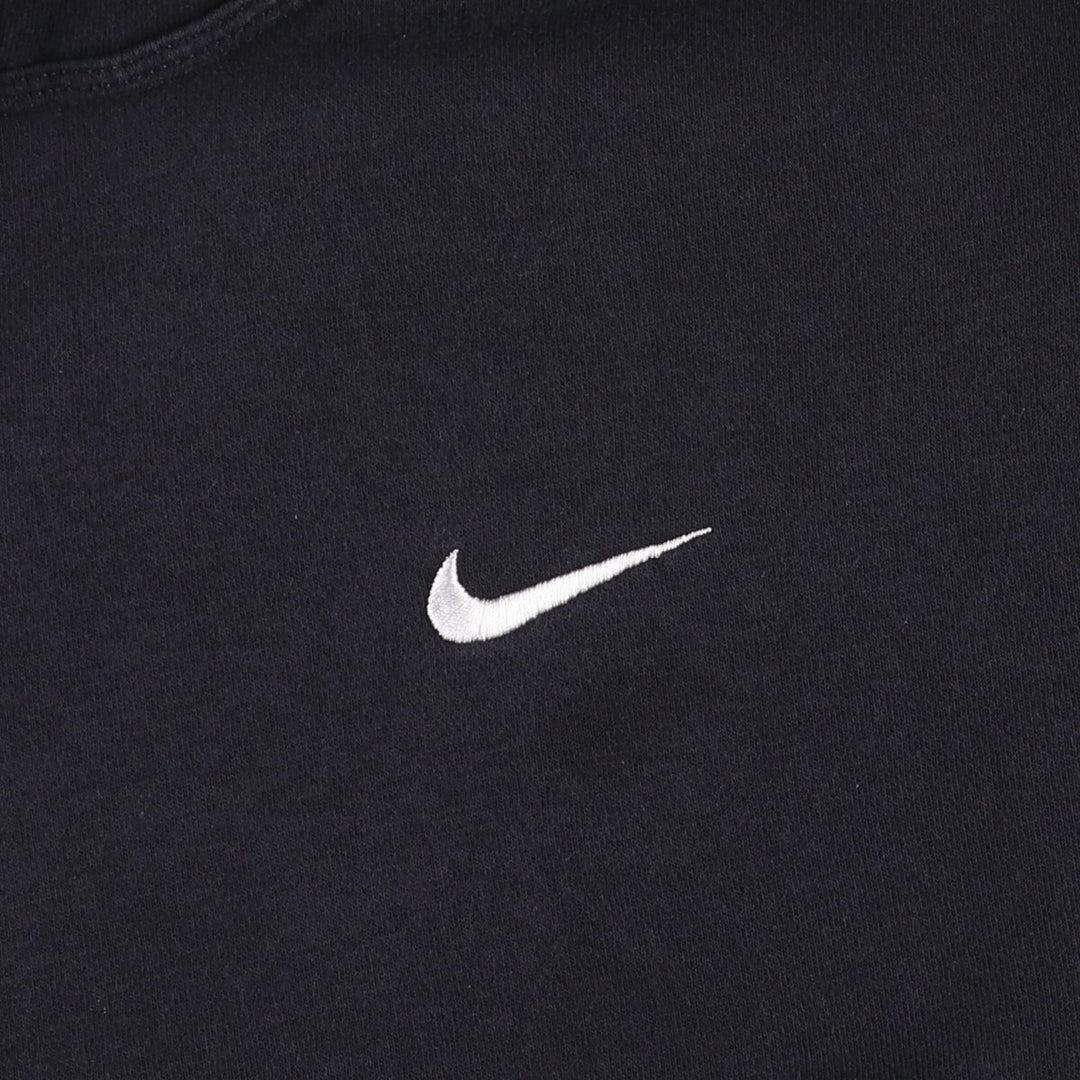 Nike Sweat Pullover Hoodie Men's XL Size cotton black type Vintage Second Hand