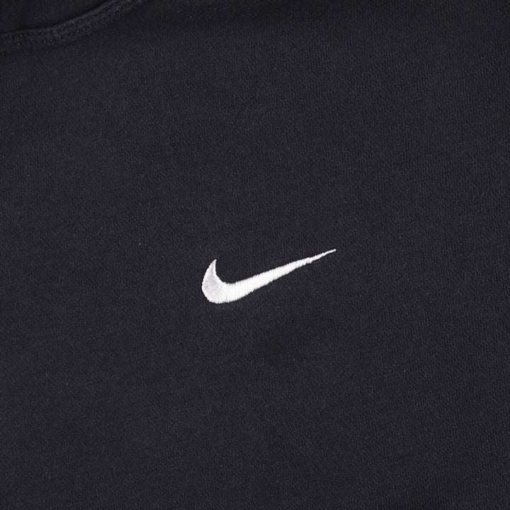 Nike Sweat Pullover Hoodie Men's XL Size cotton black type Vintage Second Hand