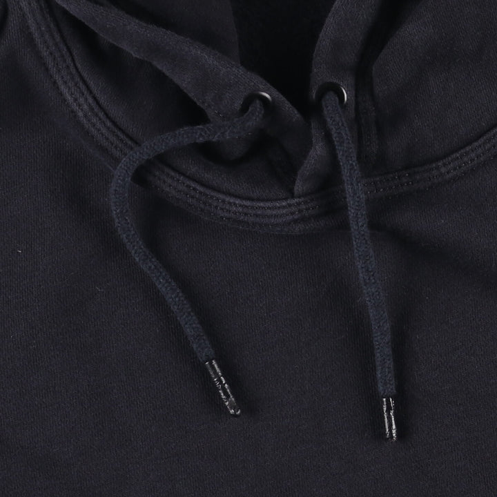 Nike Sweat Pullover Hoodie Men's XL Size cotton black type Vintage Second Hand
